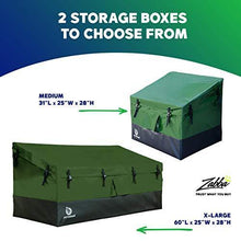 Load image into Gallery viewer, YardStash YSSB02 Outdoor Storage Deck Box, Medium, Green