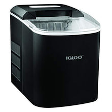 Load image into Gallery viewer, Igloo ICEB26BK Portable Electric Countertop 26-Pound Automatic Ice Maker, Black