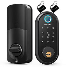 Load image into Gallery viewer, Smart Lock, Keyless Entry Deadbolt Door Lock, SMONET Electronic Bluetooth with Biometric Fingerprint, Keys, IC Card, Touchscreen Keypad,Auto Lock,Remote Share, APP Control for Home,Office,Apartment