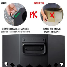 Load image into Gallery viewer, Smokeless Fire Pit for Outdoor Wood Pellet Burning Spark Bowl with Portable Carrying Bag, Firepit Grill of Fireplace Stove for Picnic Camping Cooking on Beach - M
