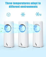 Load image into Gallery viewer, Evaporative Air Cooler- Personal Portable Air Conditioner, Small Fan that Blows Cold Air, 3 Speeds, 60°Oscillation, 7.5-Hour Timer, Humidifiers Function for Garage, Home, Office, Room