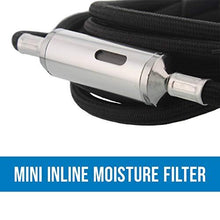 Load image into Gallery viewer, Master Airbrush Model TC-77, Super Quiet High Performance Airbrush Compressor with a 6 Inch Braided Hose with Mini-Inline Moisture Filter