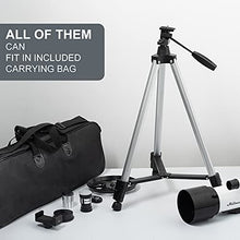 Load image into Gallery viewer, Stilnend Telescope 70mm Aperture 500mm AZ Mount Astronomical Refractor Telescope for Kids Adults & Beginners Fully Multi-Coated Optics Portable with Tripod Phone Adapter
