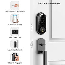 Load image into Gallery viewer, Smart Lock, Keyless Entry Deadbolt Door Lock, SMONET Electronic Bluetooth with Biometric Fingerprint, Keys, IC Card, Touchscreen Keypad,Auto Lock,Remote Share, APP Control for Home,Office,Apartment