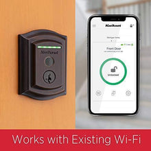 Load image into Gallery viewer, Kwikset Halo Touch Traditional Arched Wi-Fi Fingerprint Smart Lock No Hub Required featuring SmartKey Security in Venetian Bronze (99590-002)