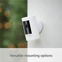 Load image into Gallery viewer, Ring Stick Up Cam Battery HD security camera with custom privacy controls, Simple setup, Works with Alexa - White