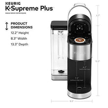 Load image into Gallery viewer, Keurig K-Supreme Plus Coffee Maker, Single Serve K-Cup Pod Coffee Brewer, With MultiStream Technology, 78 Oz Removable Reservoir, and Programmable Settings, Stainless Steel