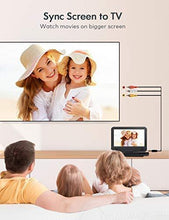 Load image into Gallery viewer, APEMAN 2021 Upgrade 12.5" Portable DVD Player with 10.5" HD Swivel Screen, 6 Hour Rechargeable Battery for Car/Kids, Car Headrest Mount Case, Support USB/SD Card/Sync TV and Multiple Disc Formats