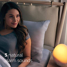 Load image into Gallery viewer, Philips SmartSleep Wake-up Light, Colored Sunrise and Sunset Simulation, 5 Natural Sounds, FM Radio & Reading Lamp, Tap Snooze, HF3520/60