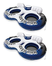 Load image into Gallery viewer, Intex River Run II Water Tube Float Raft Lounger W Cooler Model 58837EP (2 Pack)