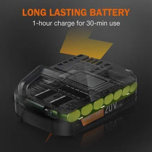 Load image into Gallery viewer, SnapFresh Leaf Blower - 20V Cordless Leaf Blower with Battery & Charger, Electric Leaf Blower for Yard Cleaning, Lightweight Leaf Blower Battery Powered for Snow Blowing (Battery & Charger Included)