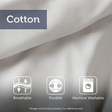 Load image into Gallery viewer, Madison Park Essentials Cozy Bed in a Bag Comforter, Vibrant Color Design All Season Down Alternative Cover with Complete Sheet Set, Queen(90"x90"), Stripe Aqua