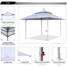Load image into Gallery viewer, ABCCANOPY 13x13 Canopy Tent Instant Shelter Pop Up Canopy 169 sq.ft Outdoor Sun Shade, White