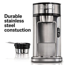 Load image into Gallery viewer, Hamilton Beach Scoop Single Serve Coffee Maker, Fast Brewing, Stainless Steel (49981A)