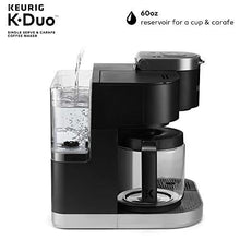 Load image into Gallery viewer, Keurig K-Duo Coffee Maker, Single Serve and 12-Cup Carafe Drip Coffee Brewer, Compatible with K-Cup Pods and Ground Coffee, Black