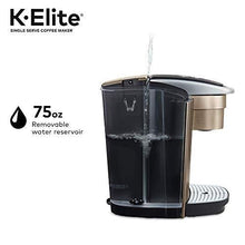 Load image into Gallery viewer, Keurig K-Elite Coffee Maker, Single Serve K-Cup Pod Coffee Brewer, With Iced Coffee Capability, Brushed Gold