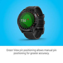 Load image into Gallery viewer, Garmin Approach S40, Stylish GPS Golf Smartwatch, Lightweight with Touchscreen Display, Black