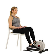 Load image into Gallery viewer, Sunny Health & Fitness Fully Assembled Magnetic Under Desk Elliptical Peddler – SF-E3872, Grey