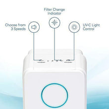 Load image into Gallery viewer, Germ Guardian True HEPA Filter Air Purifier, UV Light Sanitizer, Eliminates Germs, Filters Allergies, Pets, Pollen, Smoke, Dust, Mold, Odors, Quiet 22 inch 5-in-1 Air Purifier for Home AC4300WPT, 2PK