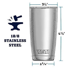 Load image into Gallery viewer, YETI Rambler 20 oz Tumbler, Stainless Steel, Vacuum Insulated with MagSlider Lid, Coral