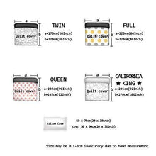 Load image into Gallery viewer, Pink Sky Cute Duvet Cover Set Kids Bedding Set for Girls Boys,Copper Metal Mesh Texture Pattern Women Men Comforter Cover Sets,Include 1 Comforter Cover with 2 Pillow Cases King