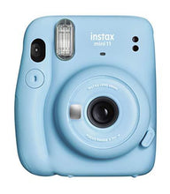 Load image into Gallery viewer, Fujifilm Instax Mini 11 Sky Blue Instant Camera with Twin Pack Instant Film, Ritz Gear Frame Stickers and Ritz Gear Hanging Frames