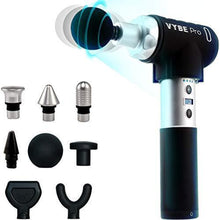 Load image into Gallery viewer, VYBE Percussion Massage Gun - Pro Model- Massager for Deep Tissue Muscle - for Pain Relief- 9 Speeds, 8 Attachments, Quiet, Portable, Electric and Handheld