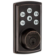 Load image into Gallery viewer, Kwikset 98880-005 SmartCode 888 Smart Lock Touchpad Electronic Deadbolt Door Lock with Z-Wave Plus Featuring SmartKey Security in Venetian Bronze