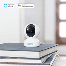 Load image into Gallery viewer, Home Security Camera System, Reolink 3MP HD Plug-in Indoor WiFi Camera, Pan Tilt Pet Camera, Baby Monitor, Night Vision, 2 Way Audio, Motion Alerts, 7 Day Free Cloud/Local SD Card Storage, E1(2 Pack)