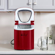 Load image into Gallery viewer, Deco Rapid Portable Automatic Electric Countertop Ice Maker - 6 Great Colors Compact Top Load 26 Lbs. Per Day Great For Party Hosting Never Run Out Of Ice Again, Self Cleaning (Red)