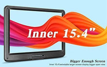 Load image into Gallery viewer, DR. J 17.9" Region Free Portable DVD Player with 6 Hours Rechargeable Battery, Large 15.4“ Screen DVD Player Sync TV Support USB/SD Card and Multiple Disc Formats, High Volume Speaker Black
