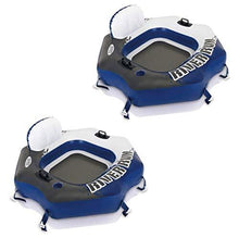 Load image into Gallery viewer, Intex River Run Connect Lounge Inflatable Floating Water Tube 58854EP (2 Pack)