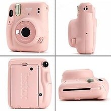 Load image into Gallery viewer, Fujifilm Instax Mini 11 Instant Camera + Instax Mini Twin Pack Film + Hanging Frames + Plastic Frames + Case + Close Up Filters - All Inclusive Bundle! (Blush Pink)