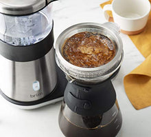 Load image into Gallery viewer, Brim 8 Cup Pour Over Coffee Maker Kit, Simply Make Rich, Full-Bodied Coffee Every Time, Set Includes Glass Carafe, SCA Measuring Scoop, Silicone Sleeve, and Healthy-Eco Reusable Filter, Stainless Steel