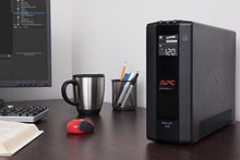 Load image into Gallery viewer, APC UPS, 1500VA UPS Battery Backup & Surge Protector, BX1500M Backup Battery, AVR, Dataline Protection and LCD Display, Back-UPS Pro Uninterruptible Power Supply