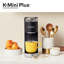 Load image into Gallery viewer, Keurig K-Mini Plus Coffee Maker, Single Serve K-Cup Pod Coffee Brewer, Comes With 6 to 12 Oz. Brew Size, K-Cup Pod Storage, and Travel Mug Friendly, Black