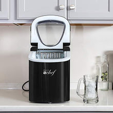 Load image into Gallery viewer, Deco Rapid Portable Automatic Electric Countertop Ice Maker - 6 Great Colors Compact Top Load 26 Lbs. Per Day Great for Party Hosting Never Run Out of Ice Again, Self Cleaning (Black)