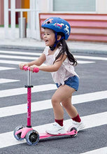Load image into Gallery viewer, Micro Kickboard - Mini Deluxe LED - Three Wheeled, Lean-to-Steer Swiss-Designed Micro Scooter for Toddlers & Children with Motion-Activated Light-Up Wheels for Ages 2-5 (Pink)