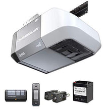Load image into Gallery viewer, Chamberlain Smart Garage Door Opener with Battery Backup - Durable Chain Drive - myQ - Smartphone Controlled - Ultra Quiet with MED Lifting Power, Model C273T, Gray