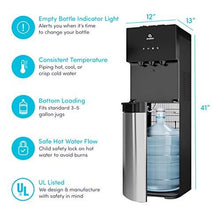 Load image into Gallery viewer, Avalon Bottom Loading Water Cooler Water Dispenser with BioGuard- 3 Temperature Settings - Hot, Cold & Room Water, Durable Stainless Steel Construction, Anti-Microbial Coating- UL/Energy Star Approved