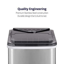 Load image into Gallery viewer, Northair Stainless Steel Portable Countertop Ice Maker with Ice Scoop and Basket 26 lb. Daily Capacity - Silver