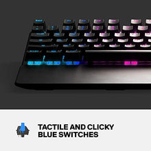 Load image into Gallery viewer, SteelSeries Apex 7 Mechanical Gaming Keyboard – OLED Smart Display – USB Passthrough and Media Controls – Tactile and Clicky – RGB Backlit (Blue Switch)