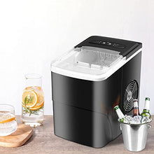 Load image into Gallery viewer, Ice Maker Portable Ice Maker Countertop Ice Maker Machine for Home/Office/Camping/Mini/Small/Table Top/Tabletop/Electric with Spoon, 26.5 lbs in 24h