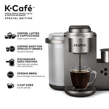 Load image into Gallery viewer, Keurig K-Cafe Special Edition Single Serve K-Cup Pod Coffee, Latte and Cappuccino Maker, Comes with Dishwasher Safe Milk Frother, Shot Capability, Nickel
