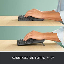 Load image into Gallery viewer, Logitech Ergo K860 Wireless Ergonomic Keyboard with Wrist Rest - Split Keyboard Layout for Windows/Mac, Bluetooth or USB Connectivity