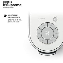 Load image into Gallery viewer, Keurig K-Supreme Coffee Maker, Single Serve K-Cup Pod Coffee Brewer, With MultiStream Technology, 66 Oz Dual-Position Reservoir, and Customizable Settings, White
