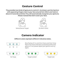 Load image into Gallery viewer, OBSBOT Tiny PTZ Webcam, AI-Powered Framing & Gesture Control, Full HD 1080p Webcam with Dual Omni-Directional Mics, 90-Degree Wide Angle, Low-Light Correction, Works with Zoom, Skype and More