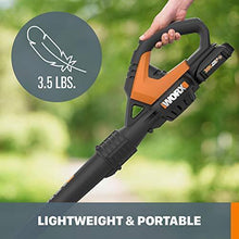 Load image into Gallery viewer, WORX WG545.1 20V Max Lithium Cordless AIR Blower/Sweeper, battery included
