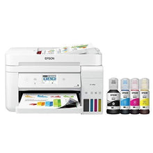 Load image into Gallery viewer, Epson EcoTank ET-4760 Wireless Color All-in-One Cartridge-Free Supertank Printer with Scanner, Copier, Fax, ADF and Ethernet - White