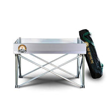 Load image into Gallery viewer, Pop-Up Fire Pit | Portable and Lightweight | Fullsize 24 Inch | Weighs 7 lbs. | Never Rust Fire Pit | Heat Shield NOT Included